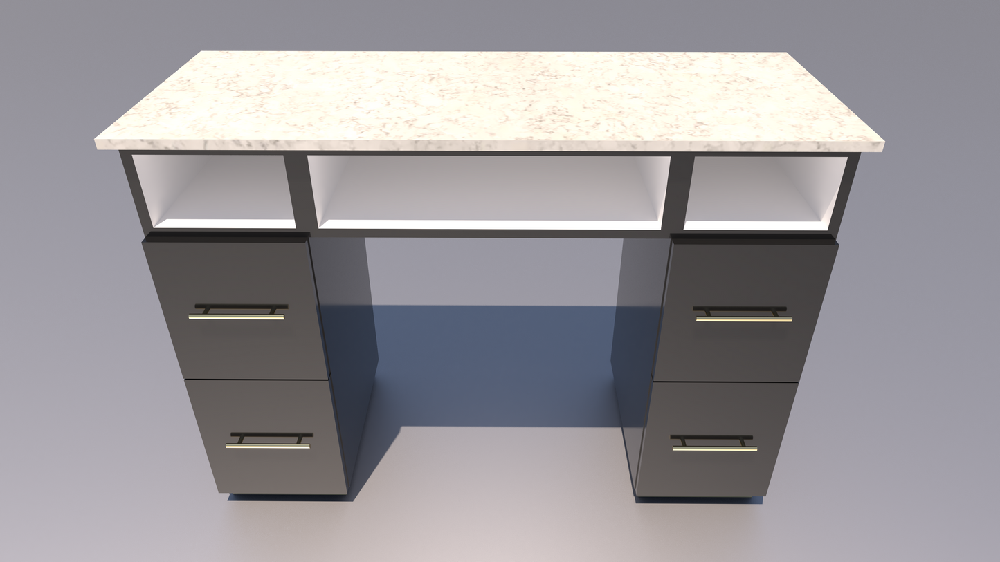 Midnight Luxe Single Nail Table