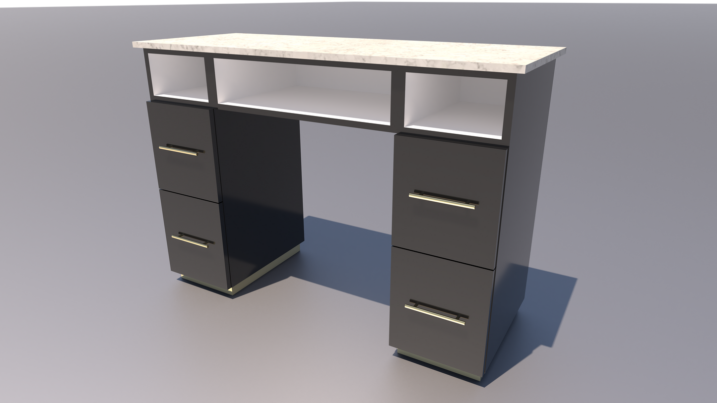 Midnight Luxe Single Nail Table