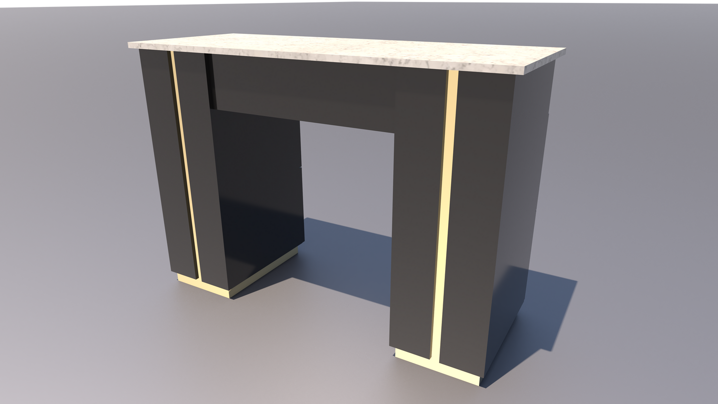 Midnight Luxe Single Nail Table
