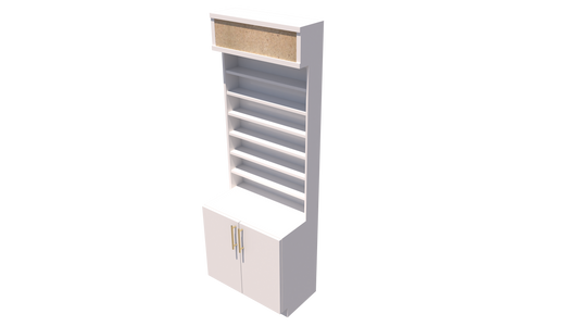 Ivory Compact Polish & Dip Rack