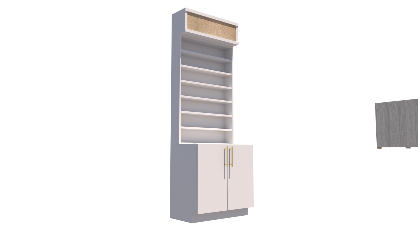 Ivory Compact Polish & Dip Rack
