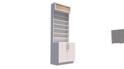 Ivory Compact Polish & Dip Rack