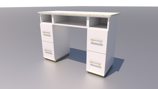 Ivory Gold Single Nail Table