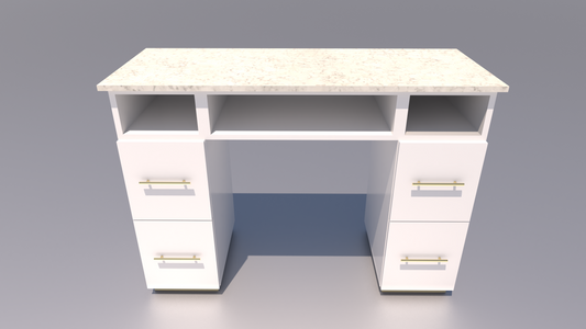 Ivory Gold Single Nail Table
