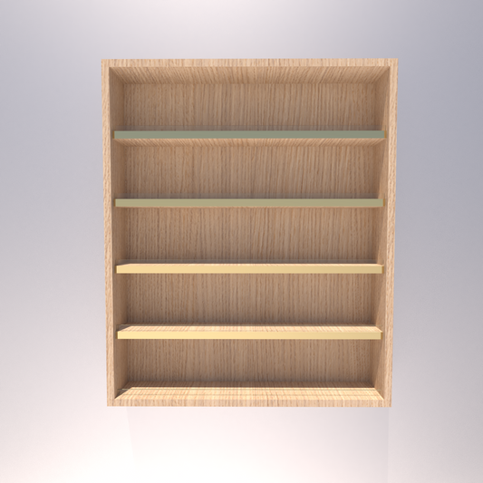 Nordic Elm Wall Mount Polish Rack