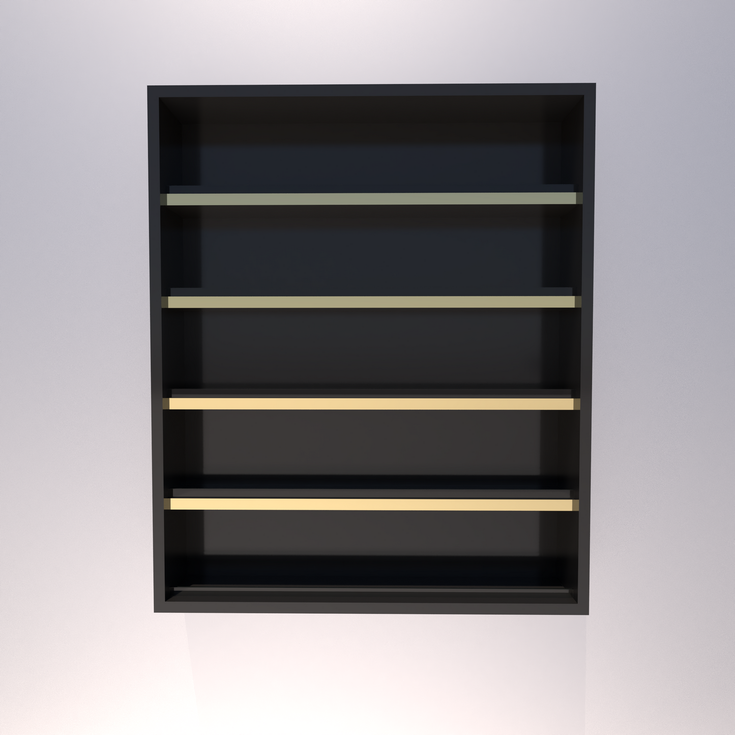 Midnight Luxe Wall Mount Polish Rack