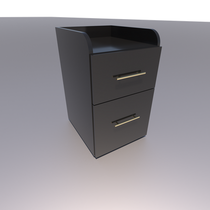 Midnight Luxe Pedicure Cart