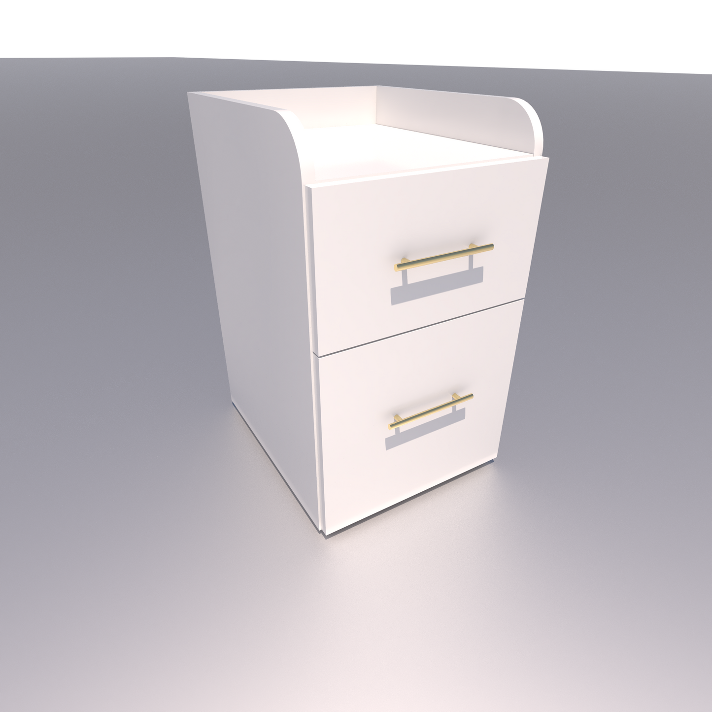 Ivory Gold Pedicure Cart