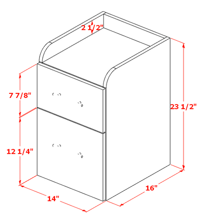 Ivory Gold Pedicure Cart