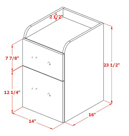 Midnight Luxe Pedicure Cart