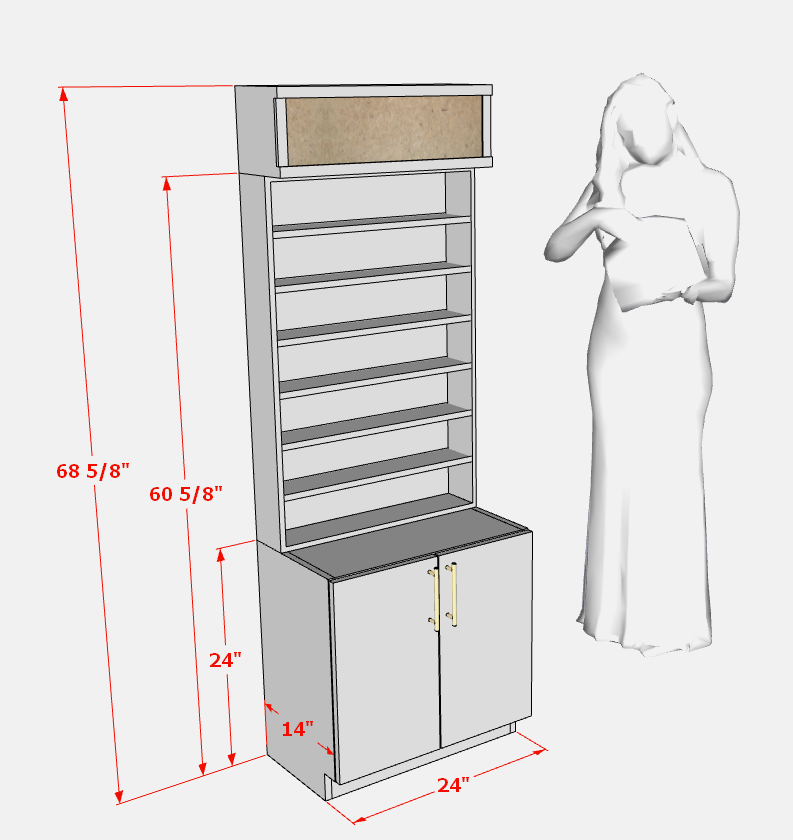 Ivory Compact Polish & Dip Rack